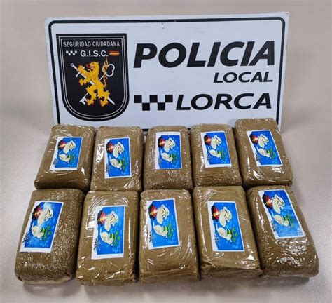 La Policía Local De Lorca Intercepta Un Kilo De Hachís Y Detiene A Dos Personas Murcianoticias