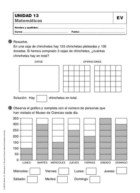 2º Primaria Matematicas Fichas De Matematicas Actividades De