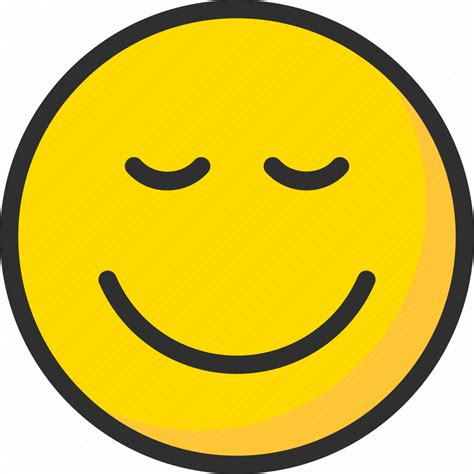 Emoji Emoticon Face Mood Relax Smile Icon Download On Iconfinder