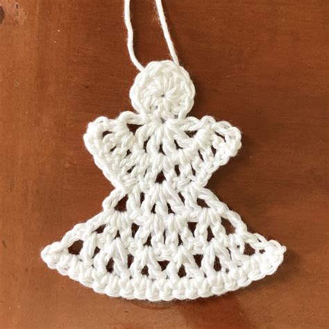 Crochet Angel Ornament Quick And Easy T Simply Hooked By Janet