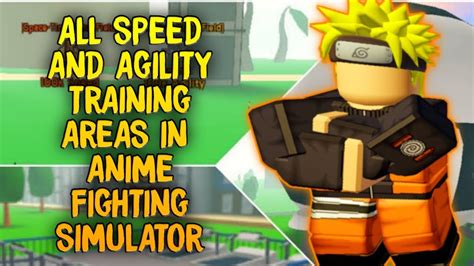 All Speed And Agility Training Areas Anime Fighting Simulator
