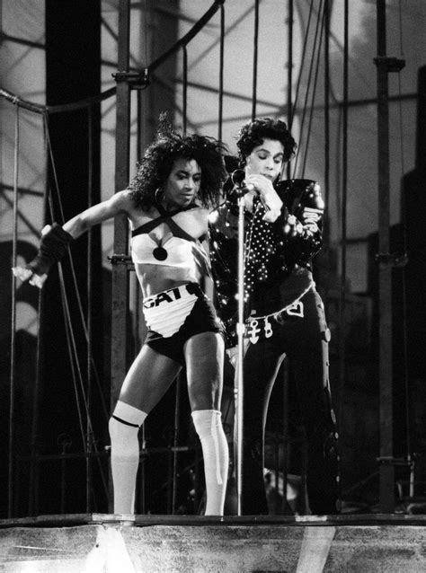 Rare Picture Of Prince And Backup Dancer Catherine Glover Aka Cat On The Lovesexy Tour 1988