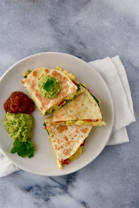 Egg Breakfast Quesadillas Quick And Easy Recipe