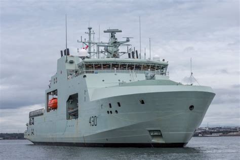 Canadian Navy Takes Delivery Of Its First Arctic And Offshore Patrol