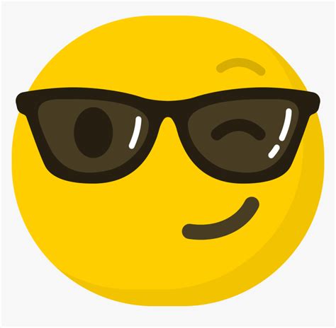 Transparent Sunglasses Emoji Clipart Smiley Transparent Emoji HD Png