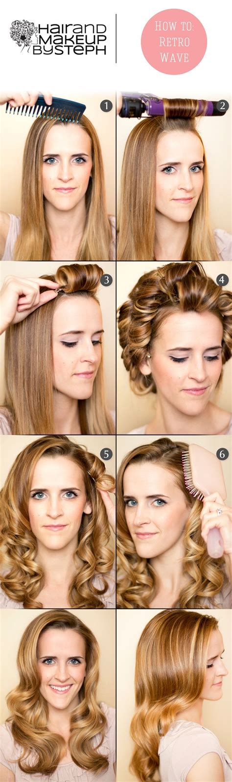 The retro faux bob is a great for side part and long 1960s hairstyles like this, padin believes teasing always comes in handy. 20 Stylish Retro Wavy Hairstyle Tutorials and Hair Looks ...