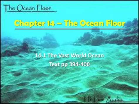 Ppt Chapter 14 The Ocean Floor Powerpoint Presentation Free