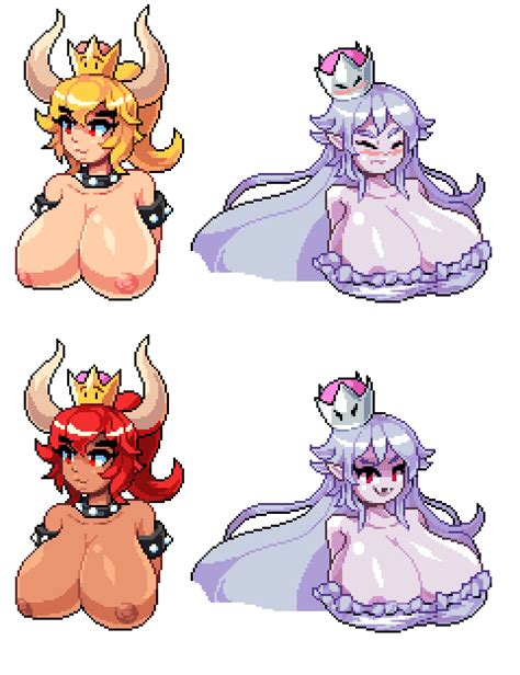 Post 3015796 Boosette Bowser Bowsette Kingboo Koopa Newsupermariobrosudeluxe Noscium