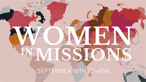 Women In Missions Conference — Midtown Baptist Temple