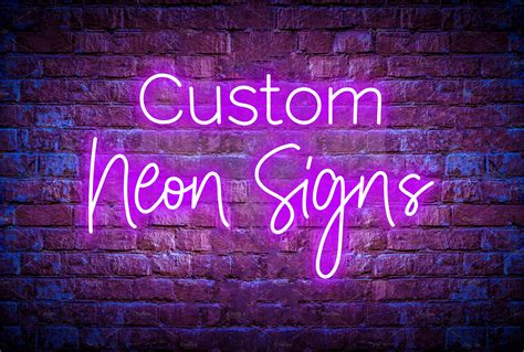 Custom Neon Sign Personalize Neon Signs Wedding Neon Sign Etsy
