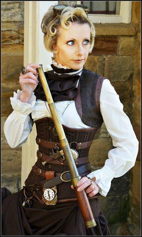 the lookout steampunk costume whitby goth weekend steampunk fashion