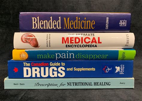 Lot Books On Medicine And Healthy Living