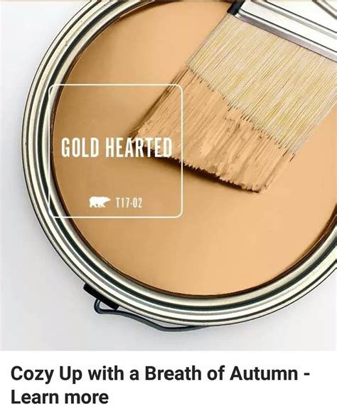 Color Of The Month Gold Hearted Colorfully Behr House Painting
