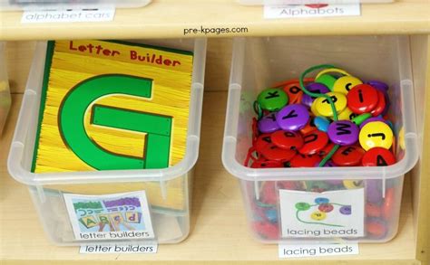 How To Set Up Your Preschool Alphabet Literacy Center Preschool
