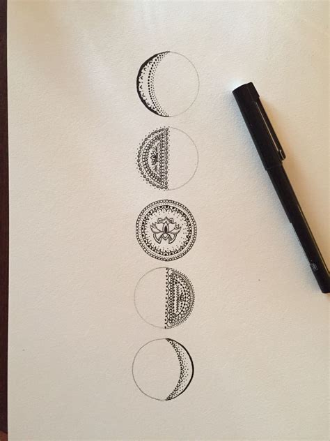 Moon Phase Mandala By Karla Dewhurst Australia Australia Tattoo