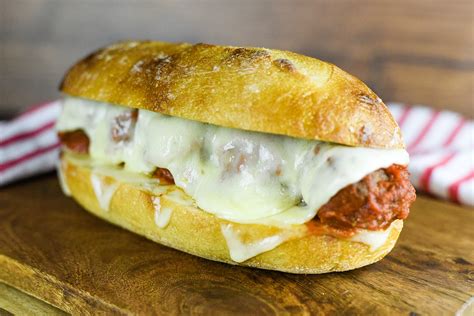 Italian Meatball Sub Sandwich Dude That Cookz