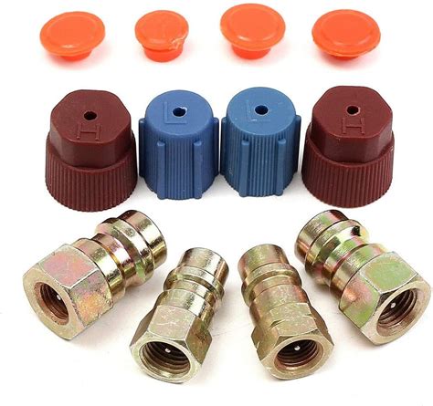 Ac R 12 To R 134a High Low Retrofit Conversion Adapter Valves Kit For