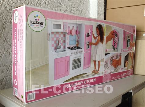 Otro de los beneficios es que puede inspirarles a pasar su actividad de en el juego de pastelería los niños y niñas aprenderán inglés, gracias a algunos de. Cocina Kidkraft Juguete Madera Para Niña, 3 Colores A ...