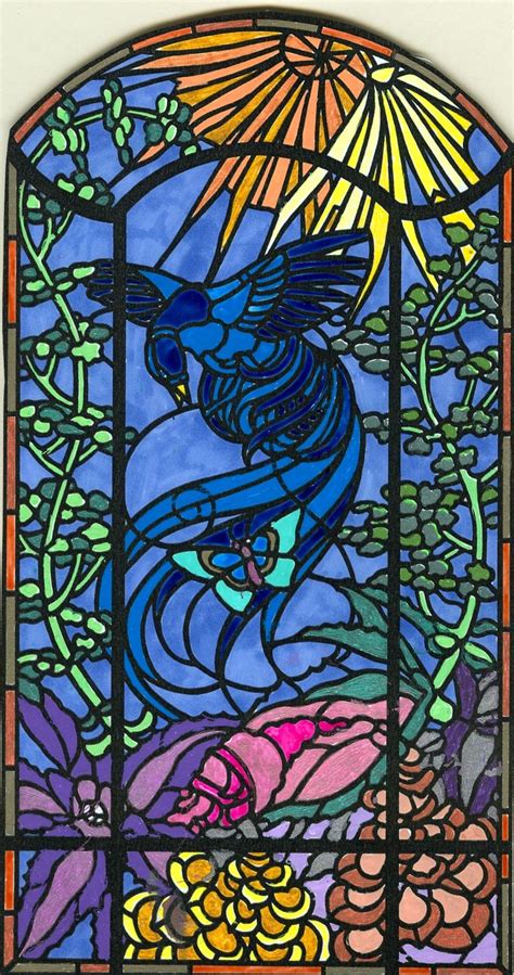Art Nouveau Stained Glass Vitrais De Igreja Mosaicos Vitrais