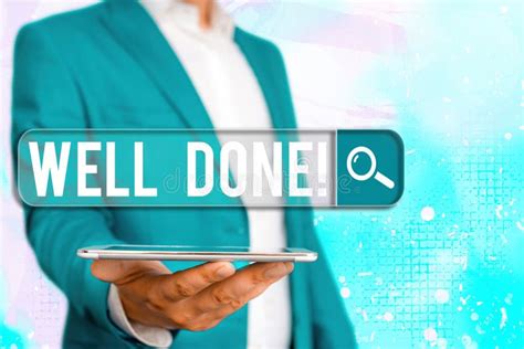 Text Sign Showing Well Done Conceptual Photo Used Praising