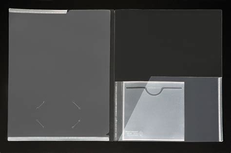 Clear Plastic Presentation Folders With Cd Pocket