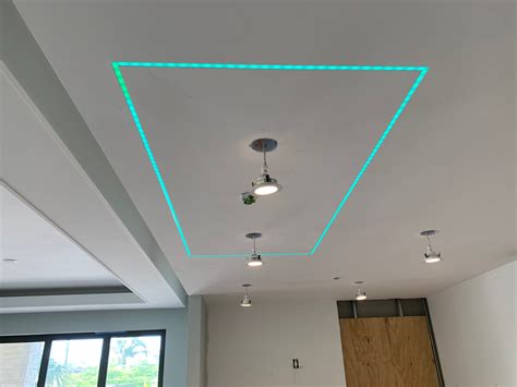 Install Led Strip Lights On Ceiling Rus Decorative Finishes
