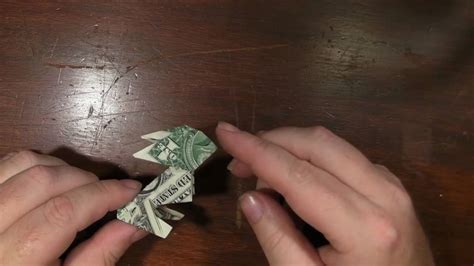 Origami Rabbit With A Us Dollar Bill Youtube