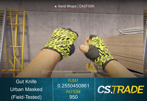 Gut Knife Urban Masked CS2 Skin