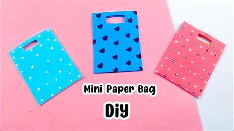 How To Make Origami Bag Easy Origami Paper Bag Easy Diy Mini Paper