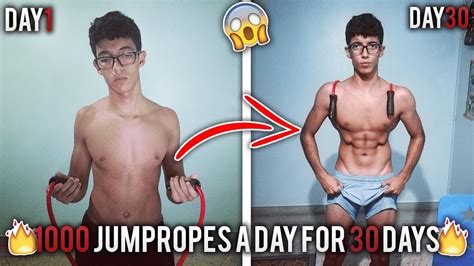 Jump Rope Transformation 30 Days Youtube