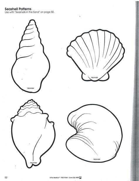 Seashells Craft Patterns Sea Shells Crafts