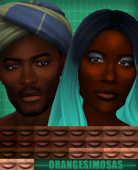 Natural Lipkit Melanin Skin Sims 4 Play Sims 4