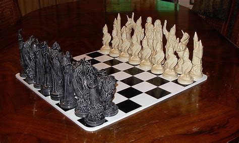 Ceramic Chess Set Doc Holliday Mystical Good Vs Evil Free
