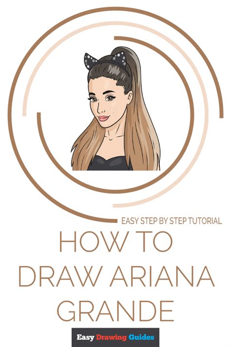 How To Draw Ariana Grande Really Easy Drawing Tutorial
