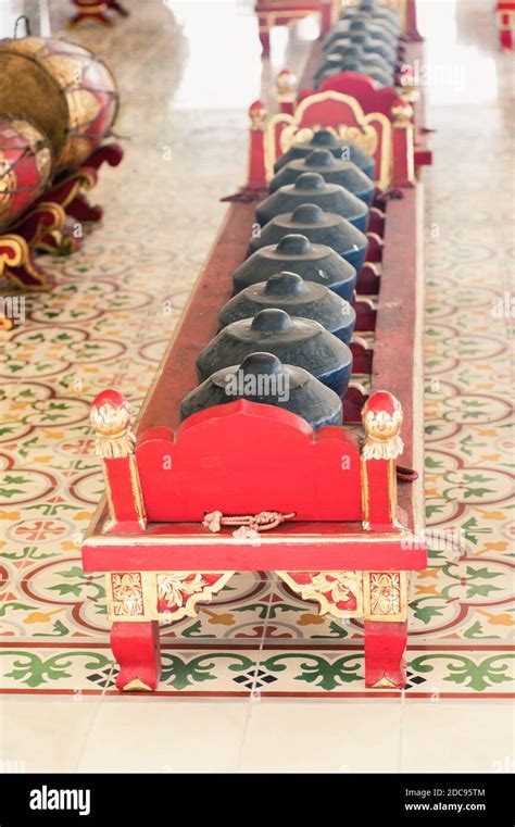 Gamelan Percussion Instrument At Kraton The Sultans Palace