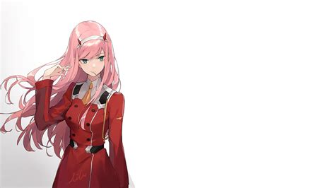 Download Zero Two Darling In The FranXX Anime Darling In The FranXX K Ultra HD Wallpaper