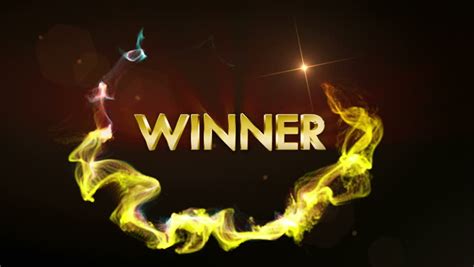 11 responses to and the winner is…me! Winner, Gold Text Animation, with Stock Footage Video (100 ...