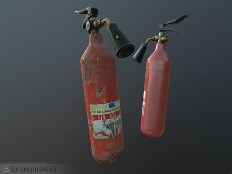 Turns out, all extinguishers have instructions printed on them. 3D asset Fire Extinguishers | CGTrader