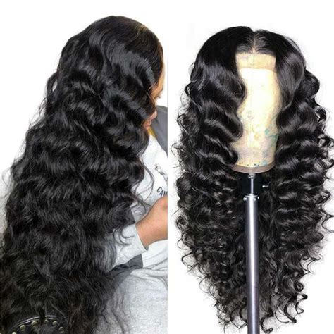 Loose Deep Wave Wig X Lace Front Human Hair Wigs For Women X X Brazilian Hair Wigs Pre