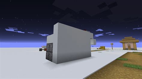 This will be where the door is. How To Make A 2X2 Flush Piston Door - YouTube