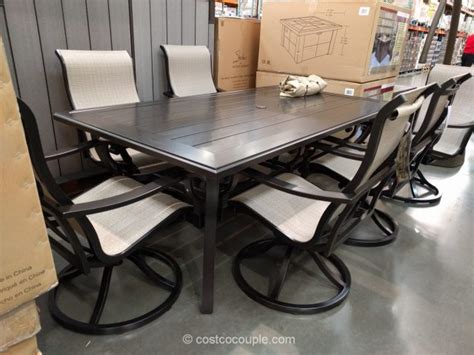 Dining room sets costco 30e31c7ba631 mylowt. Sunvilla 7-Piece Sling Dining Set