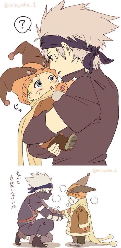 Kakashi And Baby Naruto Anime Amino
