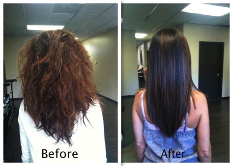 Curly Hair Keratin Treatment Before And After For Pinterest