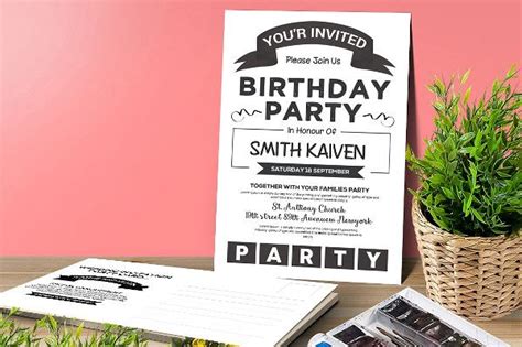Pin By Creativevivid On Birthday Invitation Cards Birthday Invitation