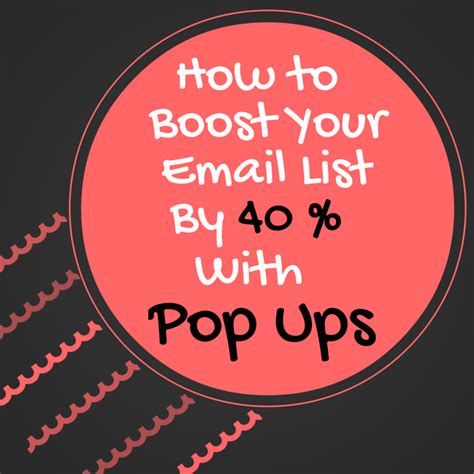 How To Increase Your Email List By 40 Using Pop Ups Case Study Social