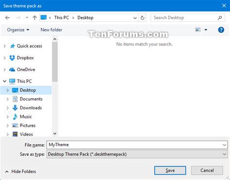 Theme Save In Windows 10 Windows 10 Customization Tutorials
