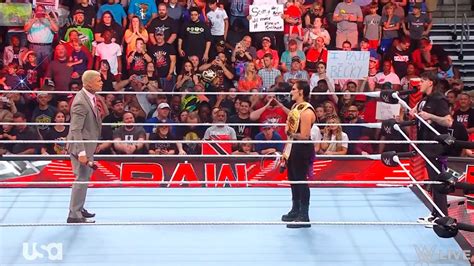 Cody Rhodes Confronts Rhea Ripley And Dominik Mysterio 1 2 WWE RAW