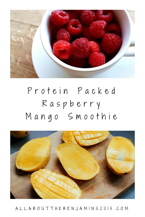 All About The Benjamins Protein Packed Raspberry Mango