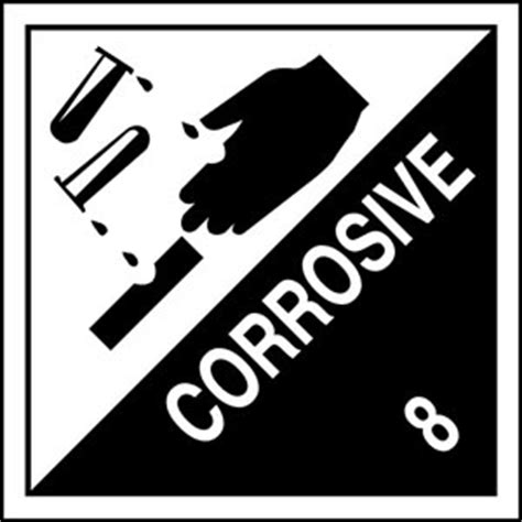 Shipping and storing hazardous materials is not only dangerous, it can be tricky with countless laws and regulations to navigate. Corrosive Label Printable | printable label templates