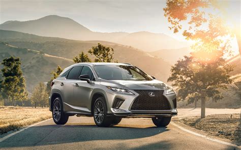 Download Wallpapers Lexus Rx 2020 Front View Exterior Silver Suv